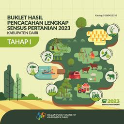Buklet Hasil Pencacahan Lengkap Sensus Pertanian 2023 - Tahap I Kabupaten Dairi