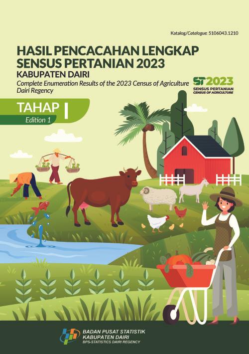 Hasil Pencacahan Lengkap Sensus Pertanian 2023 - Tahap I Kabupaten Dairi